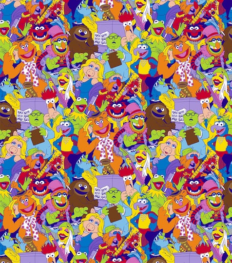 Disney® Muppets Packed Cotton Fabric